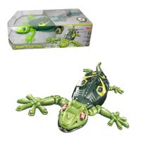 Lagarto Robô Sobe Na Parede Anda C/ Luzes Sucção Vácuo 7 Funções Brinquedo Interativo De Pegadinha Para Presentear Zoop