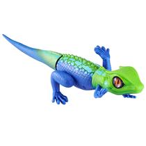 Lagarto Robótico Escondido Série 2 Robo Alive Azul e Verde