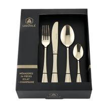 Laguiole Conjunto de Talheres 24 peças Eclat Champagne