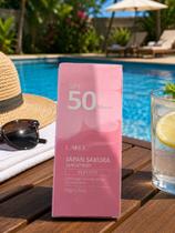 LAIKOU Japão Sakura Protetor Solar Facial Fps50 PA++ Proteção Contra Raios UV Corporal á Prova dágu 50g LAIKOU Japão Sakura Protetor Solar Facial Fps50 PA++ Proteção Contra Raios UV Corporal á Prova dágu 50g