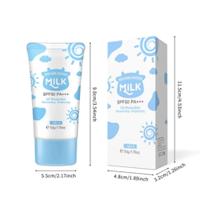 LAIKOU Milk Gloss Protetor Solar Fps50 PA + Proteção UV 50g Pronto Para Entrega