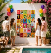 Lambe Lambe Brasilidades Adesivo Poster Divertidos Kit Com 30 unid L500