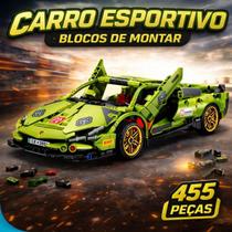 Lamborghini Blocos Construção 455 Peças Hobby Montagem Presente Entrega Rápida