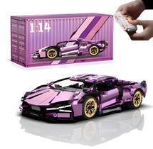 Lamborghini de montar com 1280 peças + kit de motorização e controle remoto