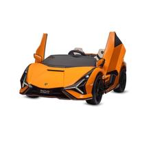 Lamborghini Sian 2 Lugares R/C Elétrico 12V Laranja - Brinquedos Bandeirante