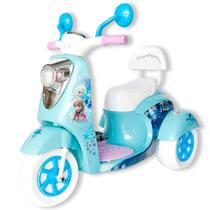 Lambreta Motinha Elétrica Infantil Frozen Moto P/ Crianças