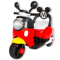 Lambreta Motinha Elétrica Mickey Infantil Mini Moto Crianças