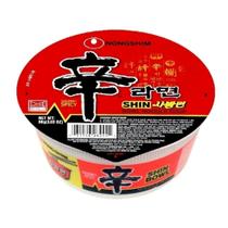 Lamen coreano shin ramyun picante carne e legumes copo - 86g