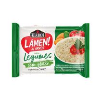 Lámen de Arroz Macarrão Instantâneo sem Glúten Sabor Legumes 78g - Karui