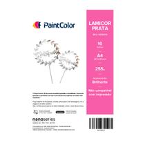 Lamicor Prata 255g A4 - 10 Folhas