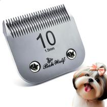 Lâmina 10 Aço Inox Para Tosa Profissional Bahwolf compativel com Andis Oster Wahl Propetz