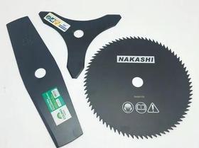 Lâmina 3 Pontas + 2 Pontas + Lamina 80 Dentes Para Roçadeira