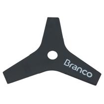 Lamina 3 Pontas Roçadeira Branco Espessura 2mm Furo 25,4mm Lamina 3 Pontas Roçadeira Branco Espessura 2mm Furo 25,4mm