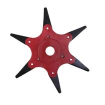 Lâmina 6 Pontas Para Roçadeira Importway Material Resistente Lâmina 6 Pontas Para Roçadeira Importway Material Resistente