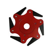 Lâmina 6 pontas Roçadeira Importada 4.7X255X25.4 - Sanre Brasil