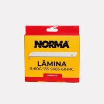 Lâmina 9mm 60 graus norma sk85 (100 unidades)