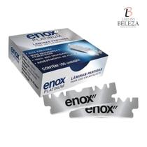 Lamina barbear 1/2 lamina platinum (100 unid) - enox 1760