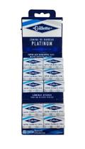 Lâmina Barbear Gillette Platinum Meia Cartela C/ 100 Lâminas