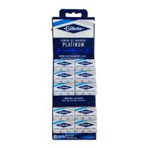 Lâmina Barbear Platinum 50 Peças Inteira Duplo Gillette