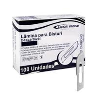 Lamina bisturi carbono c/100 (ht) labor import