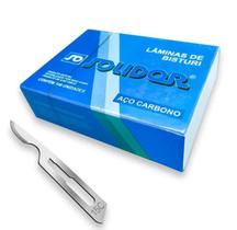 Lamina Bisturi N 15 Com 100 Un - Aço Carbono (Solidor) Lamina Bisturi N 15 Com 100 Un - Aço Carbono (Solidor)