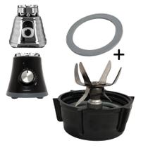 Lâmina de Aço com 2 Borrachas para Liquidificador Oster