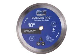Lâmina de aro contínuo de diamante Century Drill & Tool 75459 10"