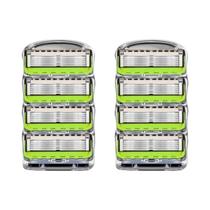 Lâmina De Barbeador Manual De Aço Inoxidável De 5 Camadas Para Homens Com Caixa De Armazenamento