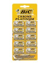 Lâmina De Barbear Bic Chrome Platinum Cartela 50 Unidades Lâmina De Barbear Bic Chrome Platinum Cartela 50 Unidades