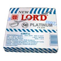 Lâmina de Barbear Com 50 unid Barber Shop Platinum - Lord