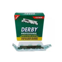 Lâmina De Barbear Derby Verde Platinum Metade Com 100 Und Lâmina De Barbear Derby Verde Platinum Metade Com 100 Und
