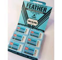 Lâmina de Barbear Feather Original Japan 60 unidades