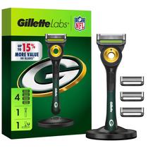Lâmina de barbear Gillette Labs NFL Packers 1 alça e 4 lâminas Lâmina de barbear Gillette Labs NFL Packers 1 alça e 4 lâminas