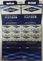 Lamina De Barbear Gillette Platinum 60 Laminas