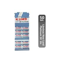 Lâmina De Barbear Lord Platinum Class Cartela 50 Unidades