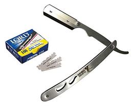Lâmina de barbear Straight Edge Classic Samurai CS-102 em aço inoxidável