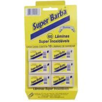 Lâmina De Barbear Super Barba Premium 60 Unidades - Superbarba