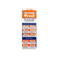 Lâmina De Barbear Treet Platinum Profissional Com 50 Unids Lâmina De Barbear Treet Platinum Profissional Com 50 Unids