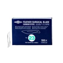 Lâmina de bisturi descartável número 23 caixa c/100 unidades - Feather