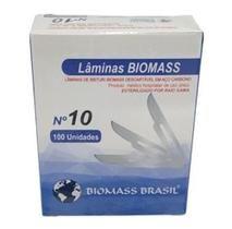 Lamina De Bisturi N.10 Cx C/100un Biomass