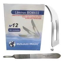 Lamina De Bisturi N.12 Cx C/100un Biomass F083