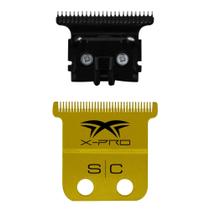 Lâmina de corte fixa de titânio X-Pro Precision Gold de substituição StyleCraft Lâmina de corte fixa de titânio X-Pro Precision Gold de substituição StyleCraft