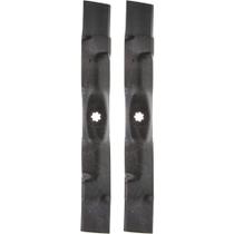 Lâmina de corte John Deere UC21583 para deck de 42" - kit com 2 unidades