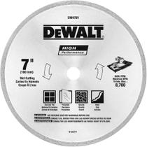 Lâmina de Corte Úmido DEWALT DW4791 - 7 Polegadas - Alto Desempenho