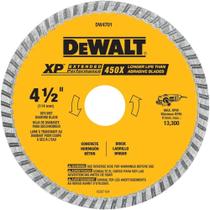 Lâmina de Diamante DEWALT DW4701 (4,5 Polegadas) - Corte Úmido/Seco