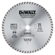 Lâmina de Diamante DEWALT DW4712 (7 Polegadas) para Blocos e Tijolo