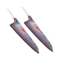 Lâmina De Faca De Aço Damasco De Titânio Timascus Para Kit De Fabricação De Facas De Cozinha, Super