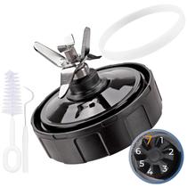Lâmina de reposição para liquidificador OUKELAN, 7 lâminas, 10 cm, compatível com Ninja Lâmina de reposição para liquidificador OUKELAN, 7 lâminas, 10 cm, compatível com Ninja