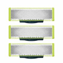 Lâmina de Reposição Refil Compatível Barbeador Philips OneBlade modelos QP14xx, QP25xx, QP26xx, QP27xx, QP28xx e One Blade Pro QP65xx, QP66xx
