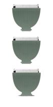 Lâmina de reposição Trimmer Meridian Sage Ceramic, pacote com 3 Lâmina de reposição Trimmer Meridian Sage Ceramic, pacote com 3